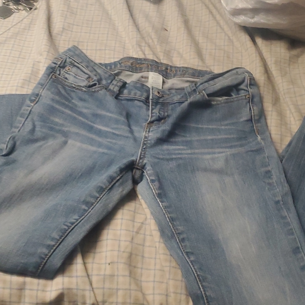 Blue asphalt jeans size7
